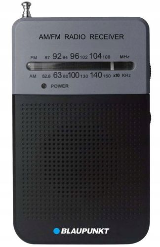 RADIO KIESZONKOWE PRZENOŚNE NA BATERIE AM/FM PR3BK na Arena.pl
