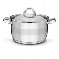 GARNEK INDUKCJA GAZ Stalowy KUCHENNY Pokrywka Tadar Roger II 4,4 l 22cm
