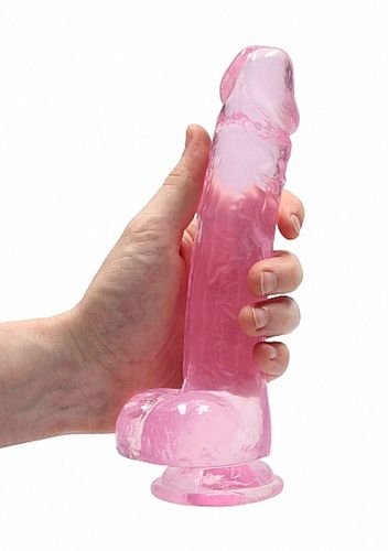 8"" / 20 cm Realistic Dildo With Balls - Pink na Arena.pl