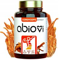Abiovi Ekstrakt Cordyceps Maczużnik Chiński Silny 60 szt Kapsułki - Energia