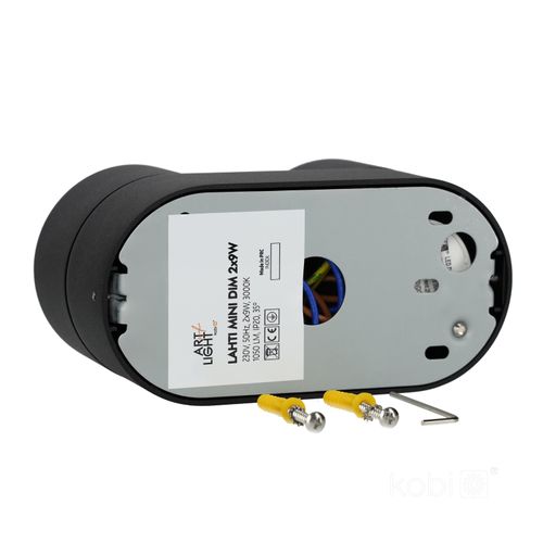 oprawa sufitowa lahti mini dim 2x9w 3000k czarna na Arena.pl