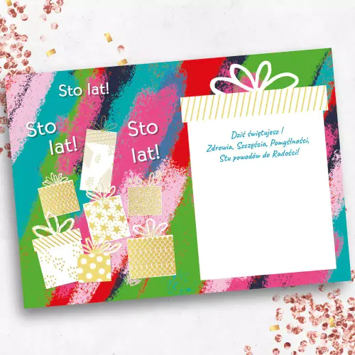 Karnet A5 Na 50 Urodziny, Prezenty na Arena.pl