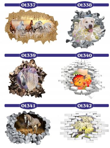 Naklejka samoprzylepna 3D do pokoju dziecięcego na Arena.pl