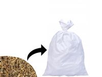 Piasek workowany przeciwpowodziowy paleta 500kg 20 sztuk 25kg worek polipro