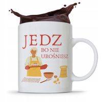 Kubek Dla Babci Na Imieniny Jedz Bo Nie Urośniesz Z Nadrukiem Ze Zdjęciem