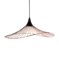 Lampa wisząca metalowa miedziana MAZARO