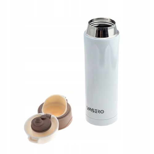 KUBEK TERMICZNY TERMOS na herbatę kawę z ustnikiem BLOKADA PRÓŻNIOWY STAL na Arena.pl