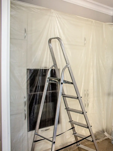 Folia malarska 6x25 m GRUBA OCHRONNA 0.08 mm (80 mikron) budowlana na Arena.pl