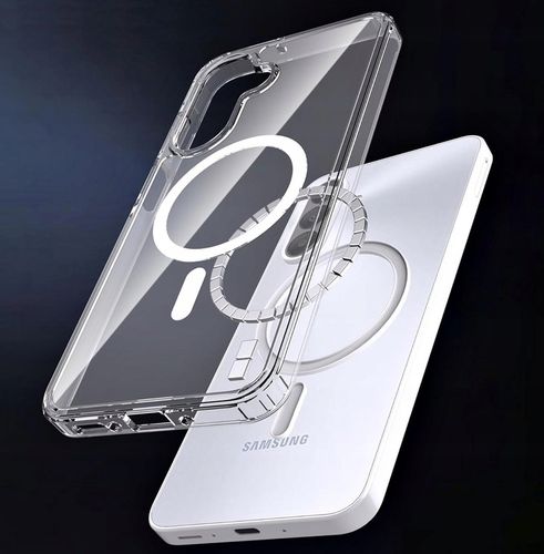 Etui do SAMSUNG GALAXY A56 / A36 do MagSafe WZMACNIANE CLEAR +2szt. SZKŁO na Arena.pl