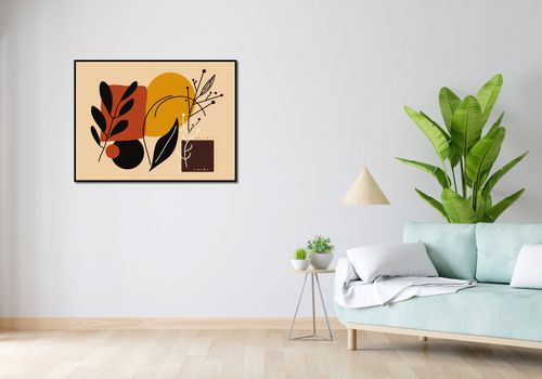 Plakat 100x75cm Ciepłe Kontury na Arena.pl