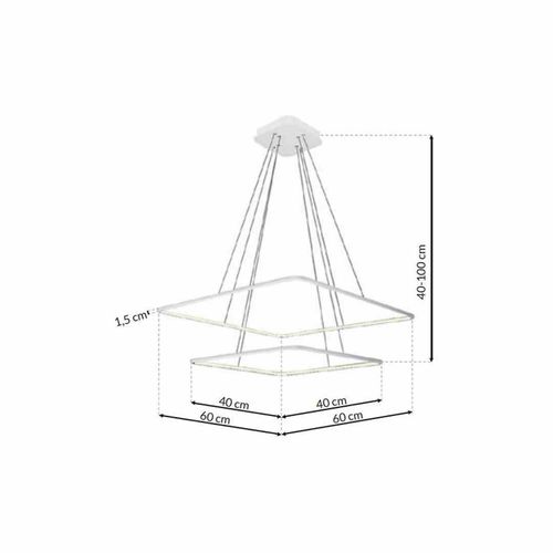LAMPA WISZĄCA NIX WHITE 50W LED na Arena.pl