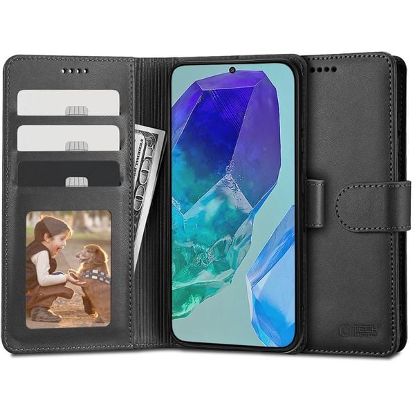 TECH-PROTECT WALLET GALAXY M55 5G BLACK zdjęcie 1