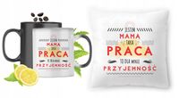 Dla Mamy Zestaw Kubek Magiczny + Poduszka Z Nadrukiem Ze Zdjęciem
