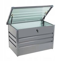 Pojemnik Zbiornik Metalowy na pasze zboże 400L ocynkowany na kluczyk