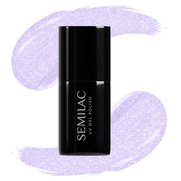 SEMILAC Lakier hybrydowy 499 Violet Vibes 7ml zdjęcie 1