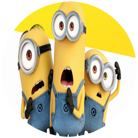 Opłatek na tort Minionki zdjęcie 1