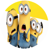Opłatek na tort Minionki