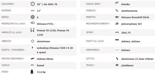 ROMET CINDY 20 2016 kremowy S na Arena.pl