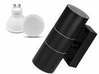 Kinkiet Ogrodowy Elewacyjny LED +Żarówki eco 1,5W