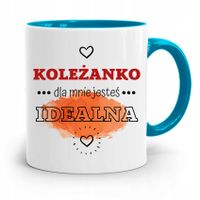 Kubek Błękitny Dla Przyjaciel Dla Mnie Idealna Z Nadrukiem Ze Zdjęciem