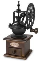 Młynek do kawy Costa Rica styl retro ceramiczne żarna vintage z szufladką