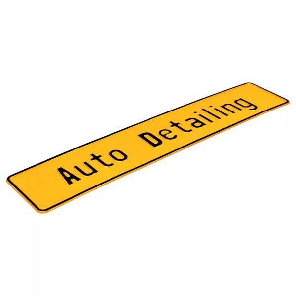 Tablica rejestracyjna indywidualna Auto Detailing zdjęcie 1