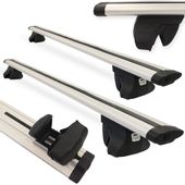 Uniwersalny bagażnik bazowy na relingi standardowe i zintegrowane AMOS ALFA Belki Aluminiowe Dynamic 140cm