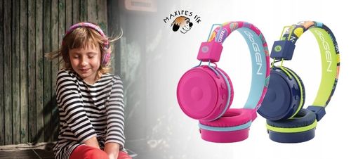 SŁUCHAWKI DLA DZIECI BEZPRZEWODOWE BLUETOOTH 15H na Arena.pl