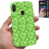 ETUI DO SAMSUNG GALAXY A40 - WZORY Z GIER Z GRY PIKSEL PIKSELE PLECKI