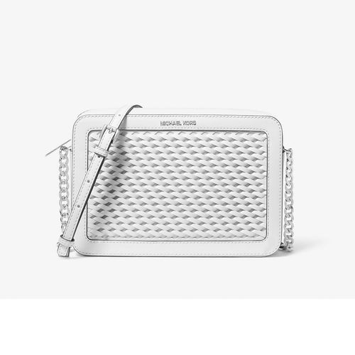 Torba na ramię Michael Kors 35T5STTC3Y-OPTIC-WHITE Biały 24 x 16 x 5 cm na Arena.pl