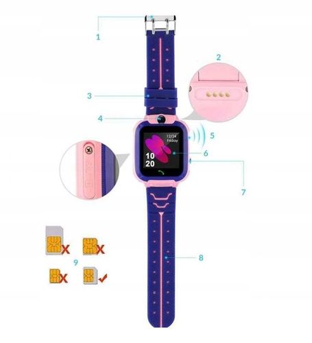 Smartwatch niktrade 206475657 różowy na Arena.pl