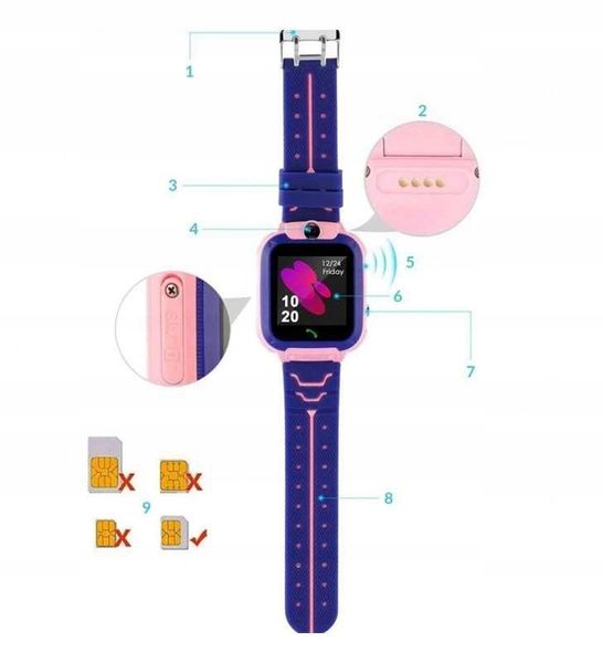 Smartwatch niktrade 206475657 różowy zdjęcie 8