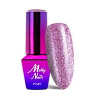 Lakier hybrydowy LED/UV Gel Polish MollyNails Luxury Glam Nr 543 Violet 8g