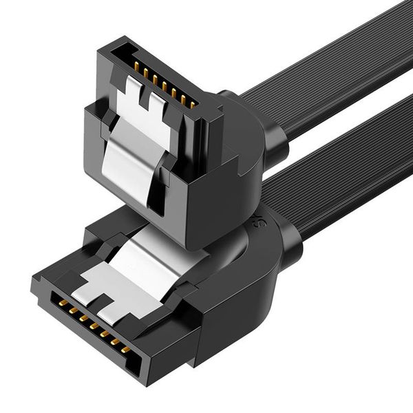 Kabel kątowy SATA UGREEN US217 0.5m (czarny) zdjęcie 1