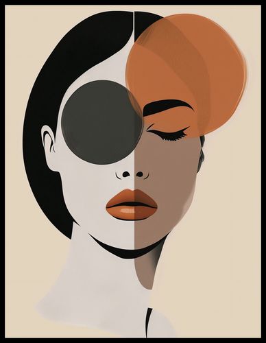 Plakat 50x65cm Dwie Strony Piękna na Arena.pl