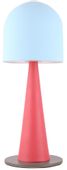 Visby lampa stołowa 1x40W E27 niebieski, czerwony