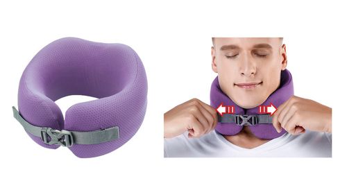 Poduszka podróżna EASY NAP duża lawendowa na Arena.pl