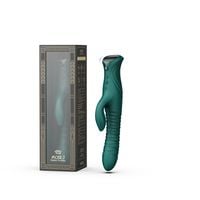 wibrator króliczek mose 2 turquoise green zalo