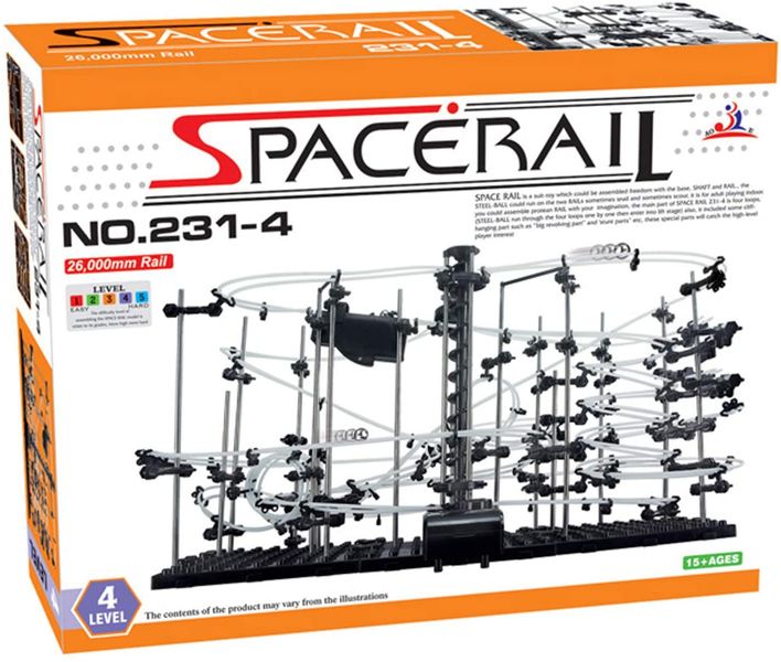 SpaceRail Tor Dla Kulek - Level 4 (25 metrów) Kulkowy Rollercoaster zdjęcie 4