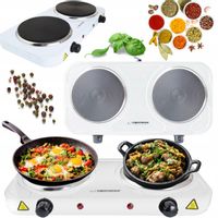 Kuchenka elektryczna dwupalnikowa płyta turystyczna polowa kuchnia