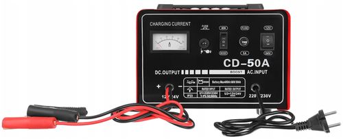 Prostownik Samochodowy 12V/24V Heckermann Cd-50A na Arena.pl