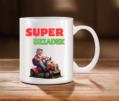 KUBEK Z NADRUKIEM ŚMIESZNY PREZENT DZIEŃ DZIADKA URODZINY IMIENINY DZIADEK na Arena.pl