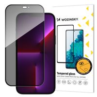 szkło ochronne prywatyzujące z filtrem anti spy do iphone 15 plus czarne