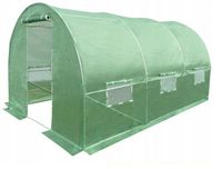 Folia zamienna na tunel ogrodowy 3x2x2 m UV4 zielona 6 m²