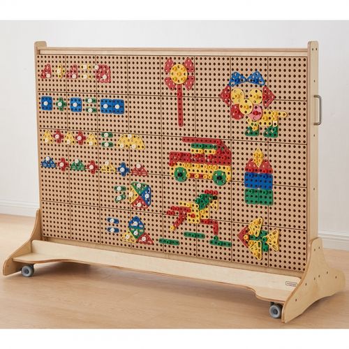 MASTERKIDZ Zestaw Geometrycznych Kształtów Klocków do Paneli Ściennych STEM 260 el. na Arena.pl