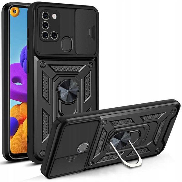 Spacecase Camring Galaxy A21S Black zdjęcie 6