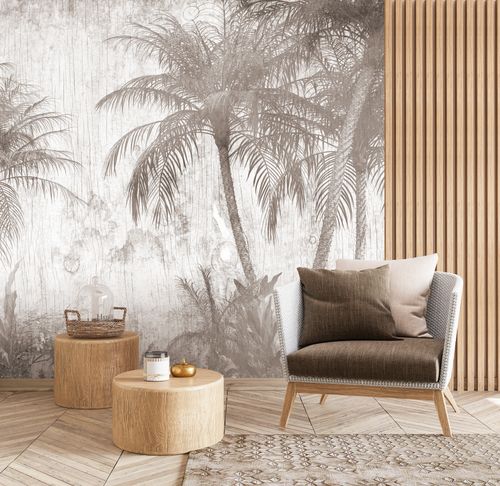 Fototapeta PALMY Las Tropikalny Tekstura Abstrakcja 270cm x 180cm na Arena.pl