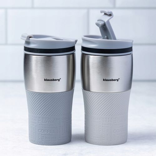 Kubek termiczny 320ml KLAUSBERG szary KB-7626 na Arena.pl