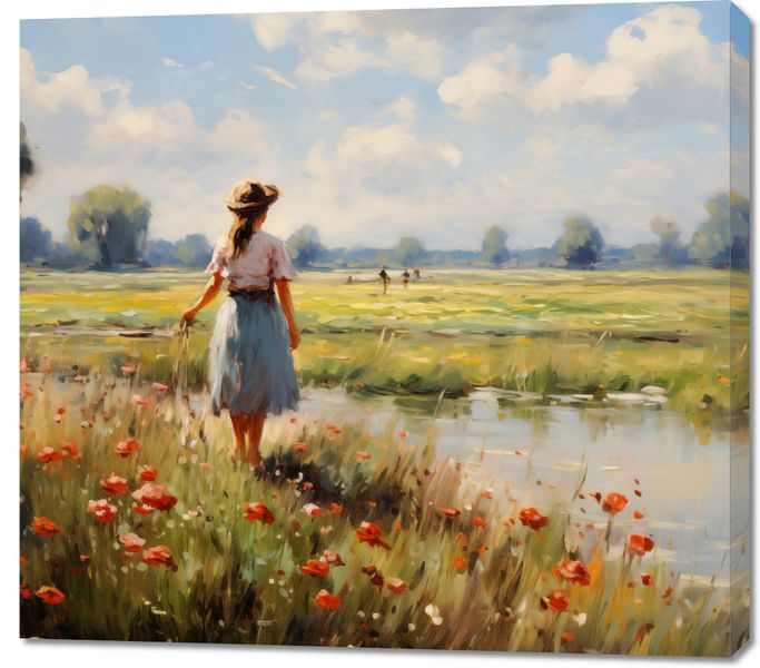 Obraz 100x90cm Wiejski Spokój zdjęcie 1