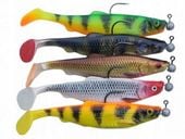 Gotowy Zestaw GUMY Uzbrojone NA Szczupaka Sandacza Przynęty 12 cm 5